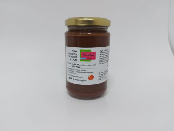 Crema di nocciole al cacao