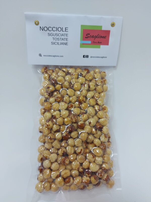 Nocciole Siciliane sgusciate tostate