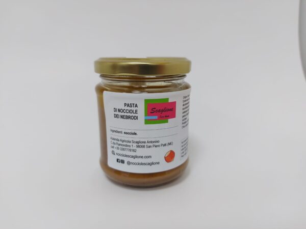 Pasta di nocciole dei Nebrodi